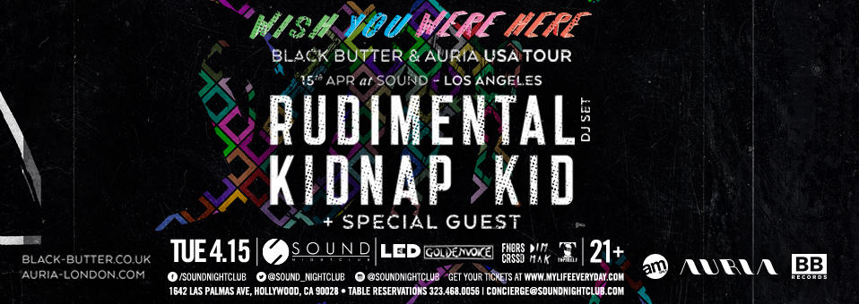 Rudimental (DJ set) at Sound Nightclub