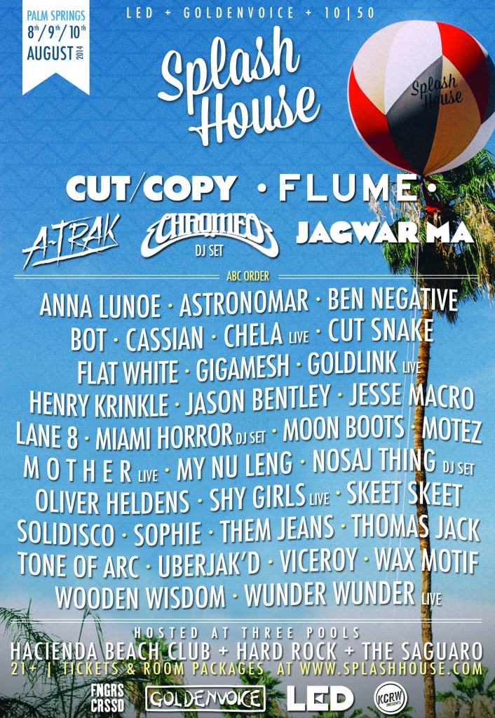 Splash House August 8th10th LED Presents