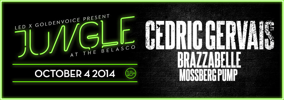 Cedric Gervais at Belasco Theater - October 4th