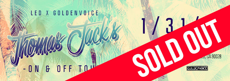 Thomas Jack at Sound Nightclub - January 31st