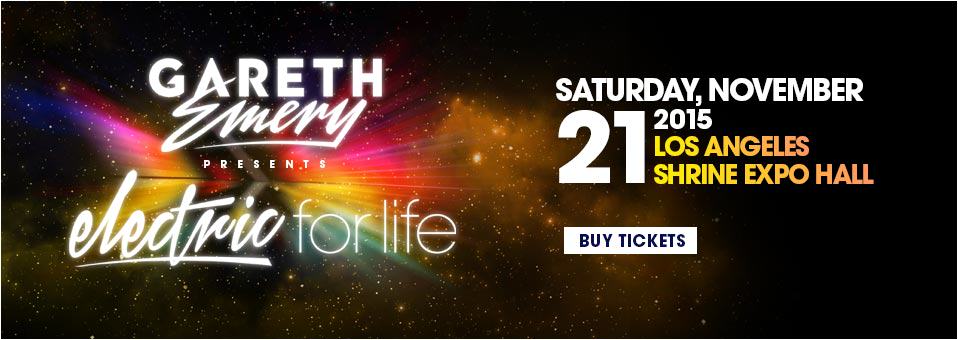 Gareth Emery at Shrine Expo Hall - November 2015