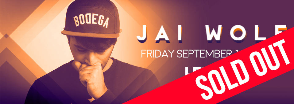 Jai Wolf at Bang Bang - September 11th, 2015