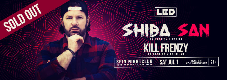 Shiba San at Spin Nightclub - July 1st, 2017