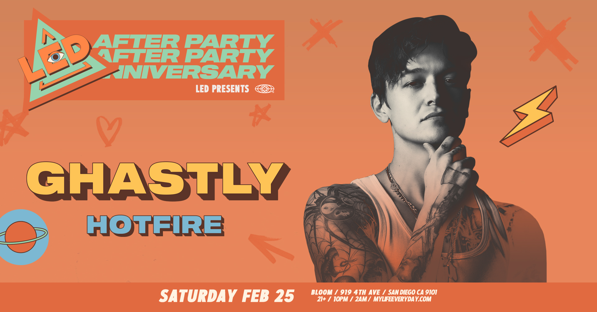 GHASTLY: LED ANNIVERSARY AFTER PARTY