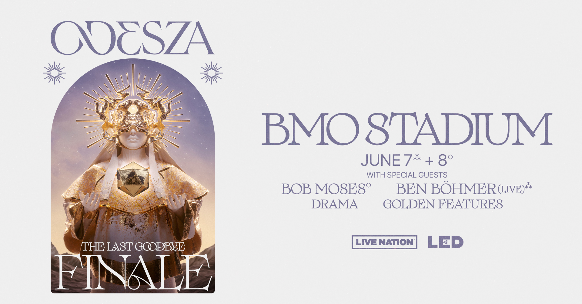 ODESZA + BEN BÖHMER + DRAMA + GOLDEN FIGURES