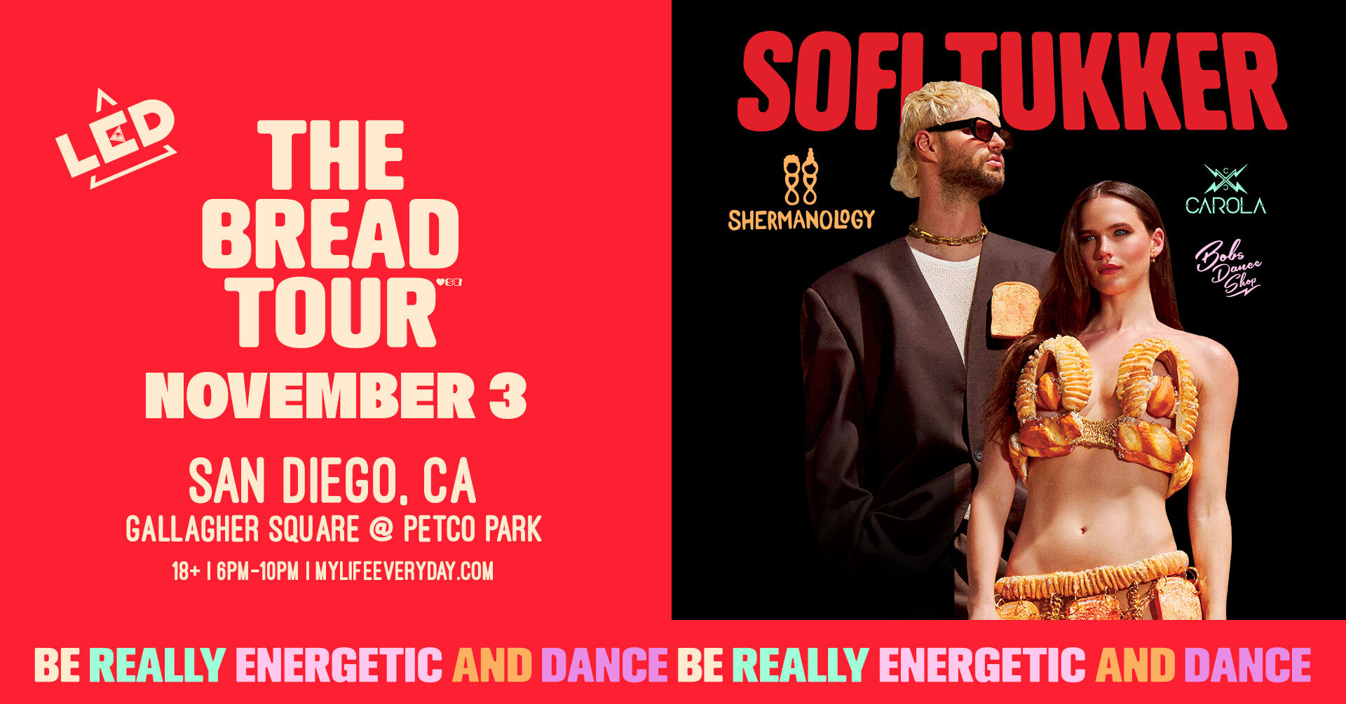 SOFI TUKKER + SHERMANOLOGY + CAROLA