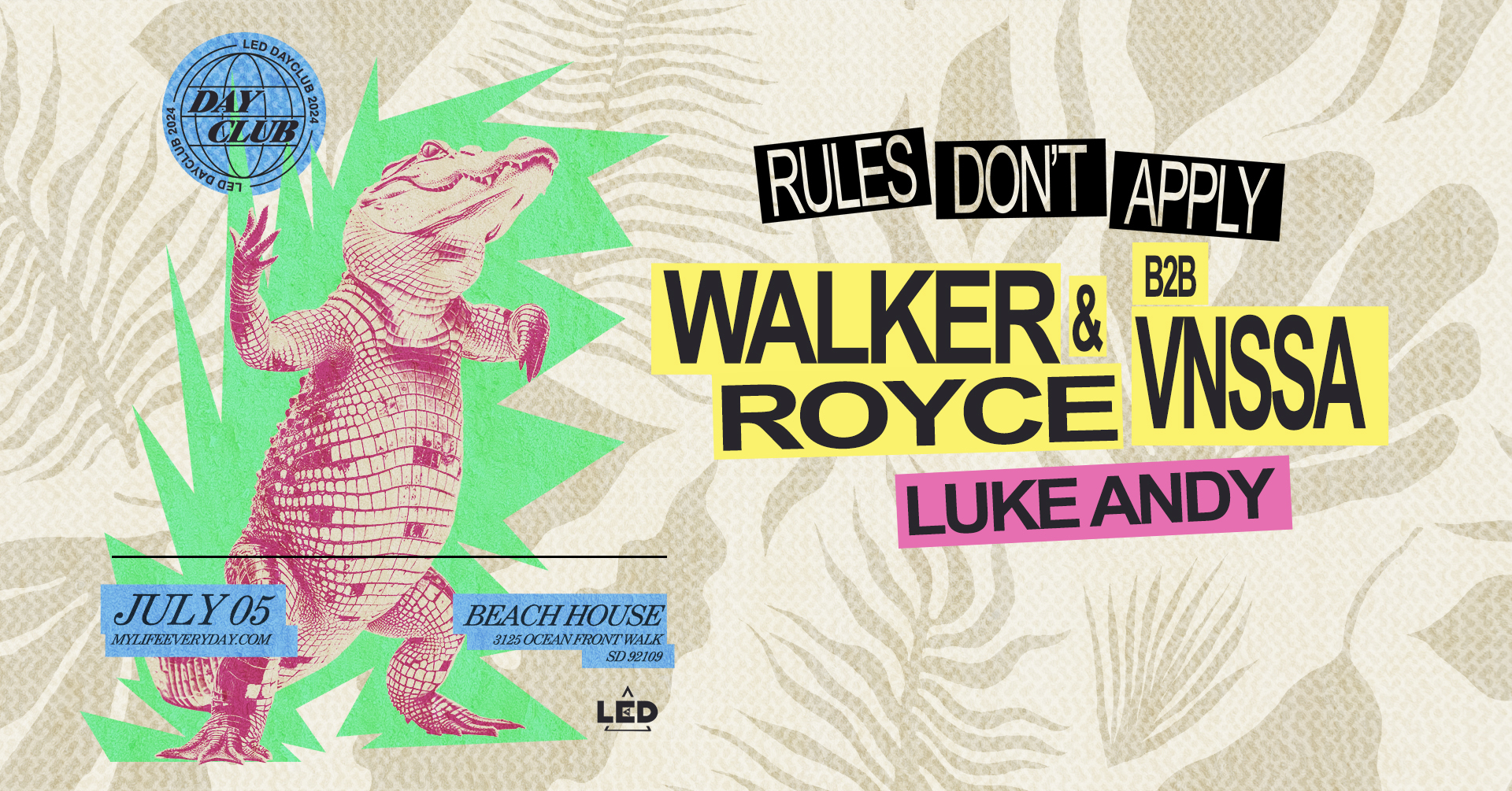 WALKER & ROYCE + VNSSA + LUKE ANDY