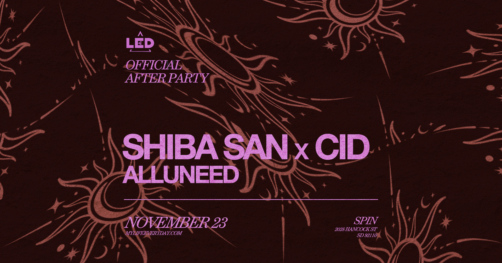 CID x SHIBA SAN: ALL U NEED [AFTER PARTY]